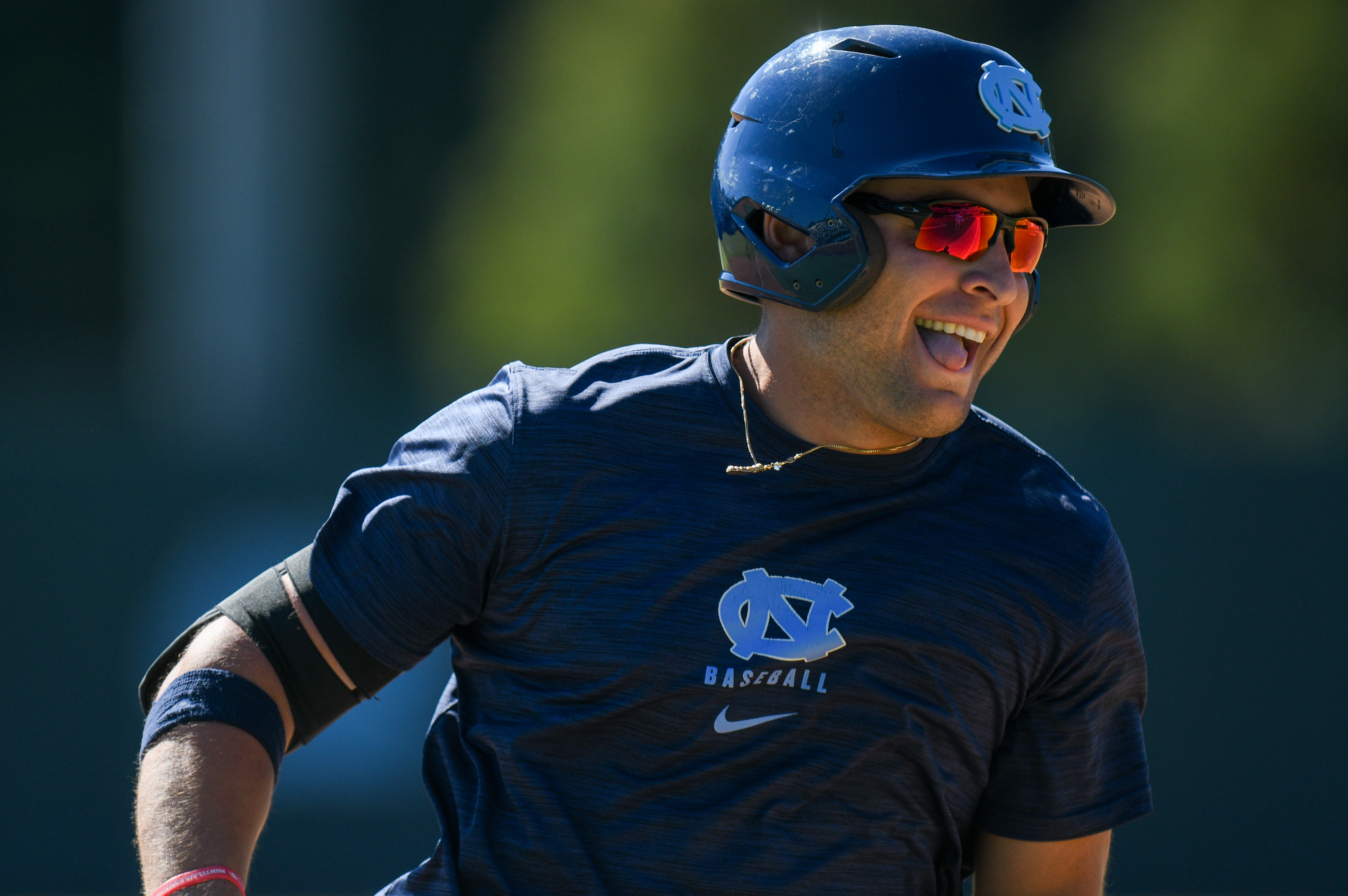 Sam Angelo during a homerun trot.